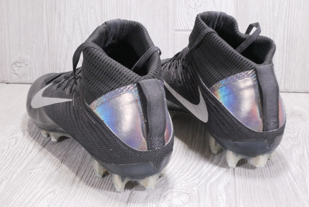 Nike VPR 824470-002 Cleats Black‎ Metallic Size 16 Nike Vapor Untouchable 2 Football Cleats Black Metallic  main image 3
