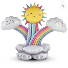 Anagram Balloon Foil Rainbow Stacker 4528711 49 by 45 in