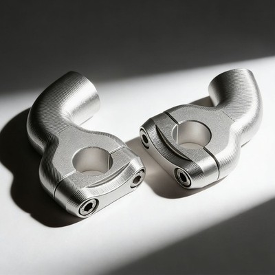 Handlebar Bar Riser Clamps Adapter Fit for Triumph Bobber T100 T120 Speed Twin