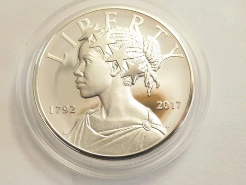 2017 P US Mint Proof Silver Medal , Lady Liberty, Coin Only w/ Capsule