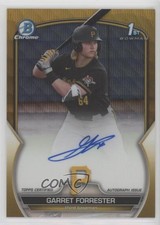 2023 Bowman Draft Gold Wave Refractor 49/50 Garret Forrester #CDA-GF Auto 0j5z