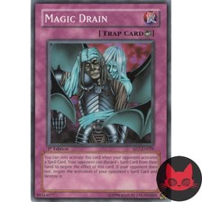 Yugioh Magic Drain SD7-DE028 Common 1. Auflage NM