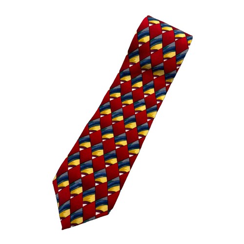 VTG Jerry Garcia 100% Silk Tie Artist 'Clockworks' Collection Eight