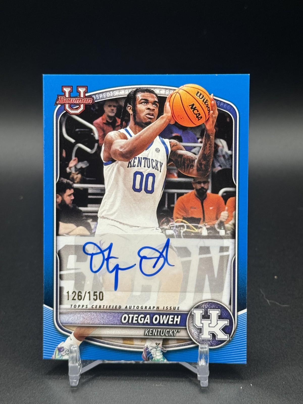 Topps 2025-26 Bowman U Otega Oweh Auto Paper Prospect Blue /150 #PA-OO UK
