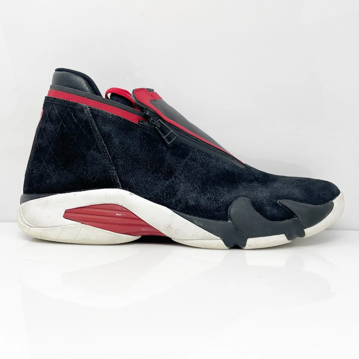 Men’s Sneakers Size 8 JORDAN JUMPMAN Z BLACK asymmetrical zipper foam-cushioned Jordan Jumpman Team 1 Mens Shoes Size 8.5, Color: Black  main image 4