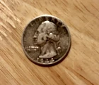 1944 D Washington Quarter Circulated Silver 25c Coin 90% Silver