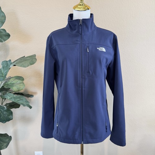 North Face Apex Bionic Damen Large Softshell Windwall Navy Full Zip Jacke Mantel - Bild 1 von 17