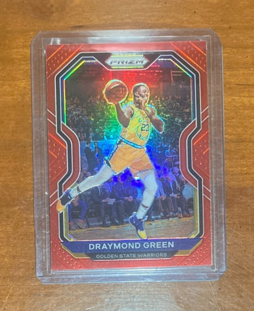 🌉 2020 Panini Prizm Draymond Green 123 True Red Prizm 111/299 Warriors Centered
