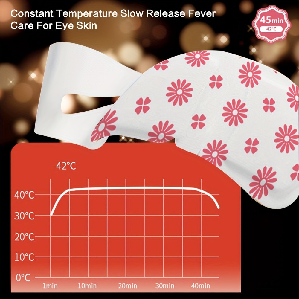 10pcs Lavender Scented Steam Eye Care Mask, Deep Relaxation & Stress Relief