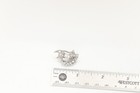 Platinum Diamond Earrings Natural diamonds Omega backs — photo 8
