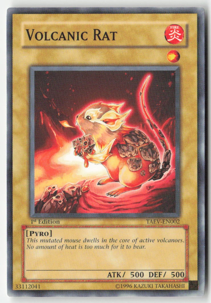 Yugioh - Volcanic Rat TAEV-EN002 1st Edition - Common