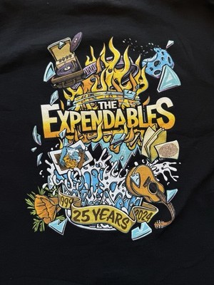 The Expendables Band 25 Year Anniversary Crewneck Sweatshirt Reggae Music Sz L