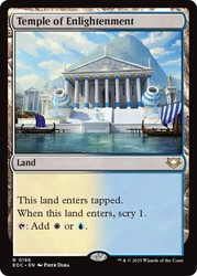 Temple of Enlightenment 186/230 Edge of Eternities Commander Rare