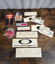 Vintage Lot Of 15 Oakley Stickers Decals - Mad Science - O - Metal - Romeo Etc Vintage Lot Of 15 Oakley Stickers Decals - Mad Science - O - Metal - Romeo Etc