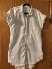 Guess Boho Women’s Oversized Light Weight Sleeveless Shirt Dress Sz. L