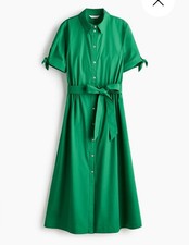 NEW H&M Cotton Poplin Shirt Dress