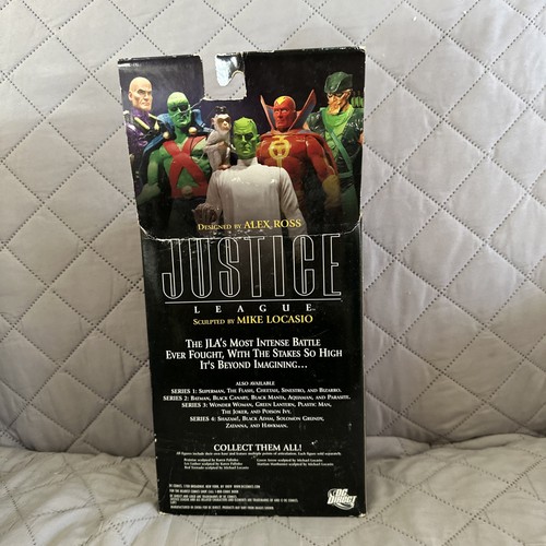 Message Direct Translucent Logo DC DIRECT Justice League MARTIAN MANHUNTER TRANSLUCENT FIGURE Series 5 ...