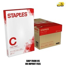 Staples Copy Paper, 11" x 17", 20 lbs., White, 500 Sheets/Ream, 5 Reams/Carton