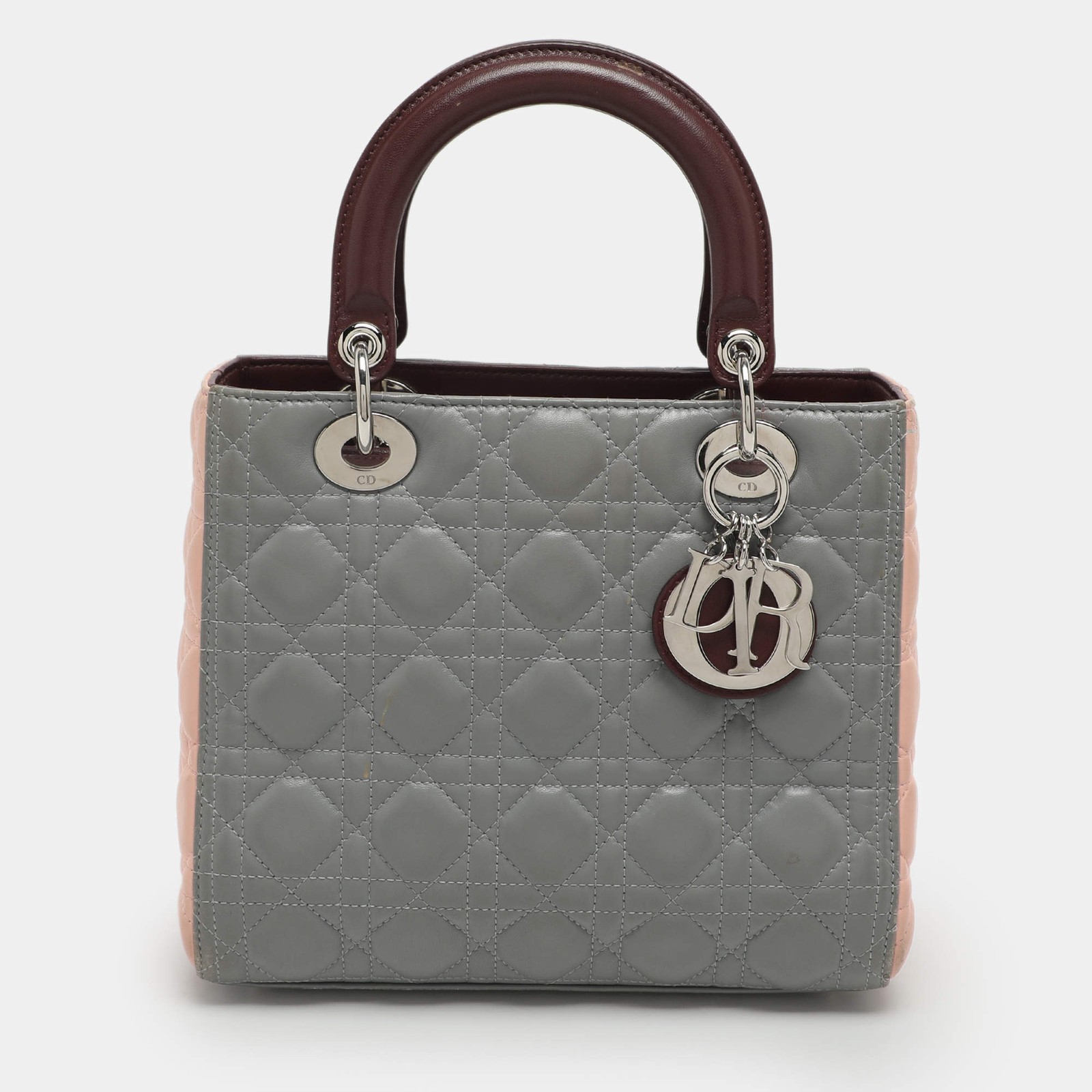 Dior Lady Dior Medium Multicolor Cannage Leather Tote