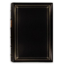 Pioneer Photo Album Bonded Leather Bi-Directional Memo 3 Ring Photo Album, Holds