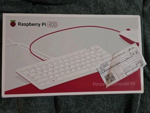 Raspberry Pi 400 Kit (microSD, Broadcom BCM2711, 1.80 GHz, 4GB, USA Layout)
