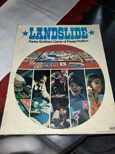 Vintage Parker Brothers 1971 Landslide Board Game Of Power & Politics Complete