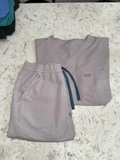 Men’s Figs Scrub Set Slate