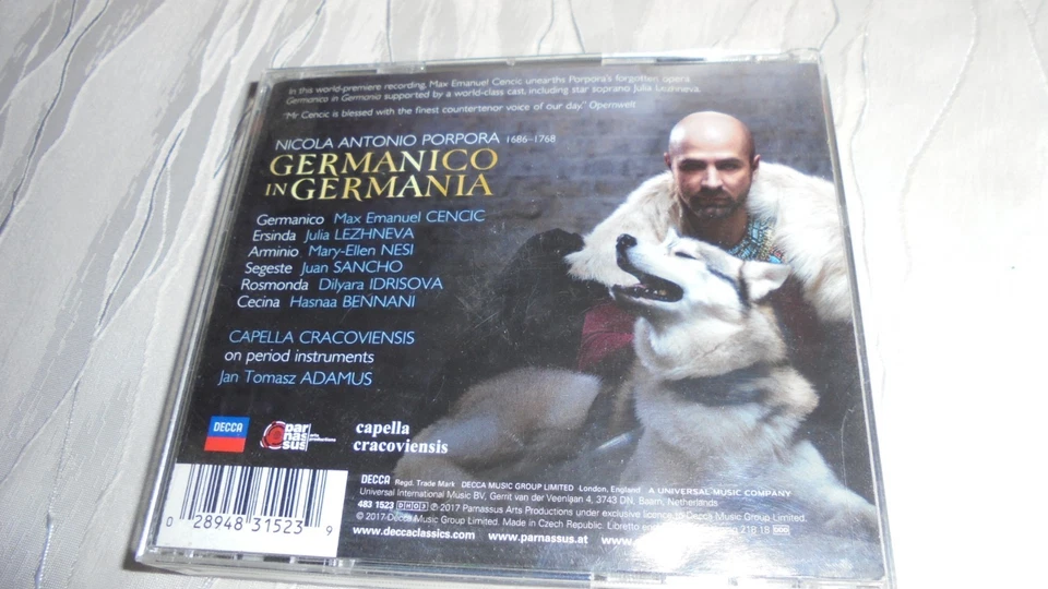 3 x CD - GERMANICO IN GERMANIA - NICOLA PORPORA - DECCA - Bild 2 von 2