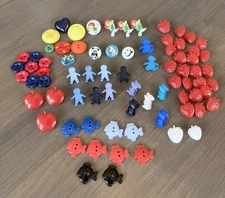 Lot of New Dill Buttons Made in Germany Fish Strawberries Mice Apples Etc… (I)