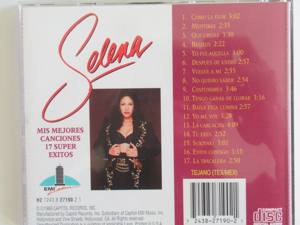 Selena Mis Mejores Canciones - 17 Super Exitos, neuwertig - Bild 2 von 2