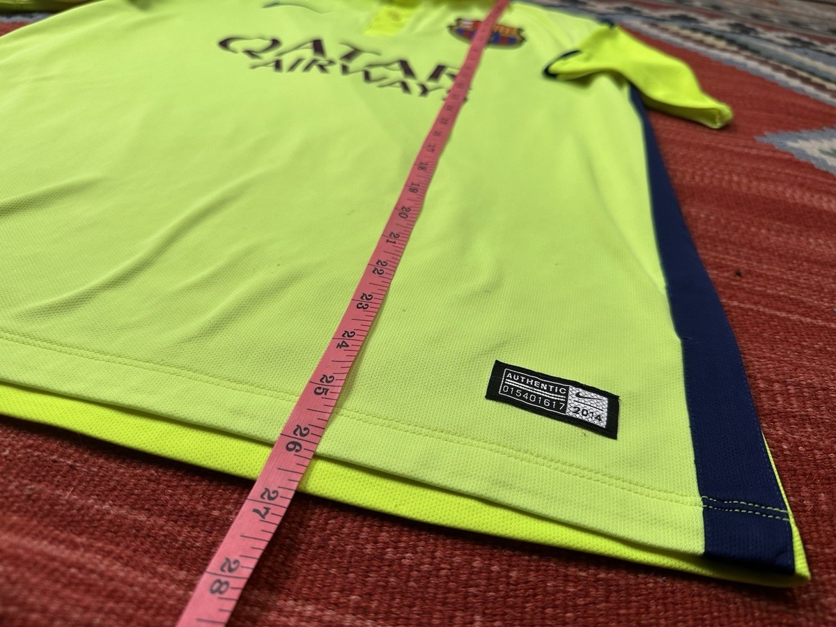 BARCELONA 2014 2015 THIRD SHIRT JERSEY NIKE sz M #11 NEYMAR JR | eBay