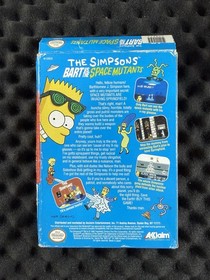 NINTENDO NES The Simpsons: Bart vs. the Space Mutants BOX Only