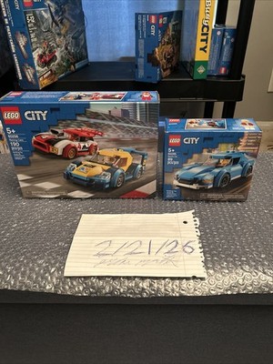Lego City 2 Set Bundle 60256 And 60285 Used For Display Complete!!