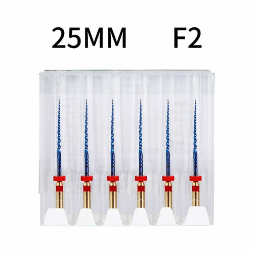 Dentale Endo Rotante File Calore Attivato Conico Oro NITI Uso Motore 21/25mm - Foto 23 di 29