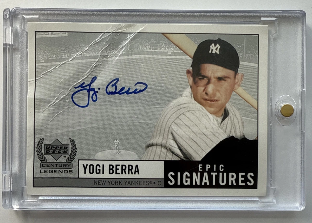 Yogi Berra Autograph Baseball Cards for sale | eBay