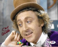Gene Wilder Willy Wonka & The Chocolate Factory Signed Auto 8x10 Photo PSA DNA