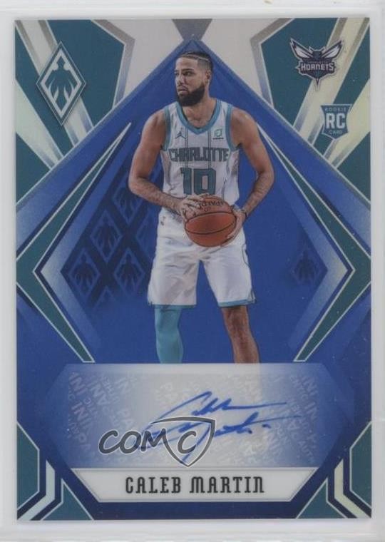 2020-21 Panini Chronicles Phoenix Rookie Blue 23/25 Caleb Martin Auto RC lz7