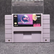 Mortal Kombat (SNES) Loose Cart Only  - Auth Acceptable cond
