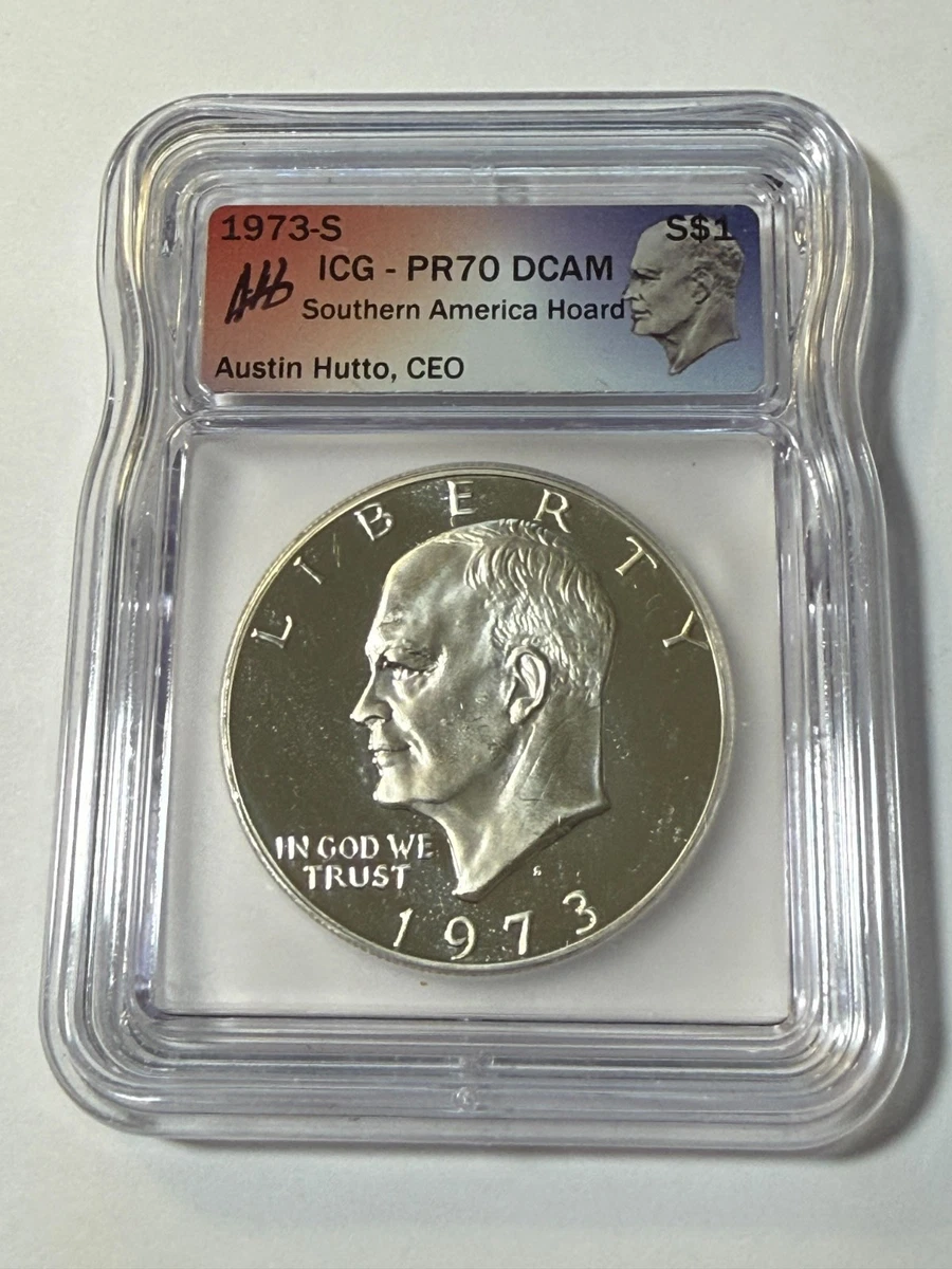 Uncirculated Silver 1973 Eisenhower Dollars (1971-1978) for sale