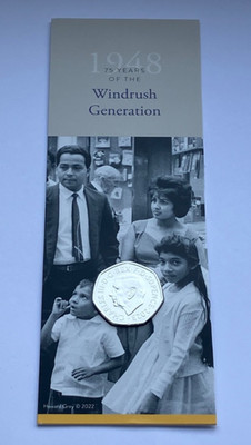 Coin 2023 75 Years of the Windrush Generation 50p BU UNC