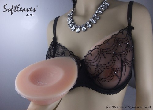 Softleaves A100 Oval Silicone Breast Forms not Breast Prosthesis Bra AA F - Imagen 11 de 12