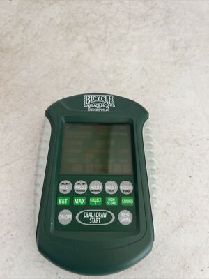 Bicycle Illuminated Blackjack Deuces Wild Handheld Electronic Game Techno Source
