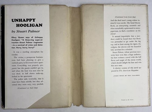 Unhappy Hooligan von Stuart Palmer 1956 Harper & Brothers New York - Bild 5 von 8