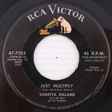 Varetta Dillard - Just Multiply / What'll I Do - 1958 45 rpm 7" Record 47-7285