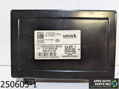 OEM 2007-2009 Mercedes E350 3.5L Sirius Satellite Radio Module 2118706790