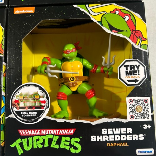 Teenage Mutant Ninja Turtles Sewer Shredders Figures 2023 Set of 4 Brand New - Picture 2 of 8