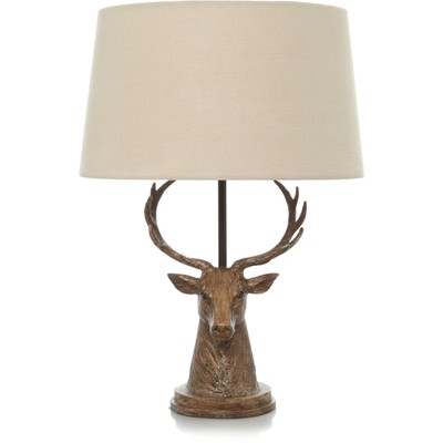 stag bedside lamp