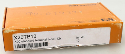 10x B&R Automation X20 TB 12 Standard Terminal Block | X20TB12