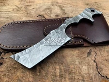 Handmade Damascus Steel Straight Razor-kamisori Style-Knife-Cut Throat
