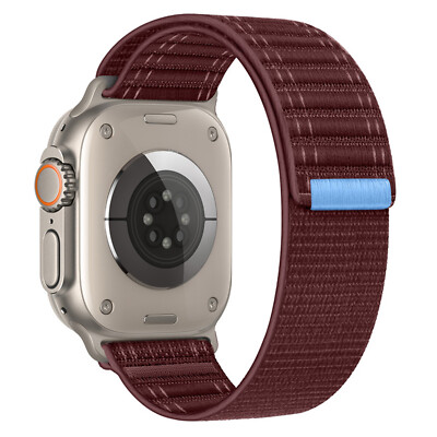 Nylon Sport Wrist Band Strap Apple Watch 10 9 8 7 6 SE Ultra 2 42/44/45/46/49mm